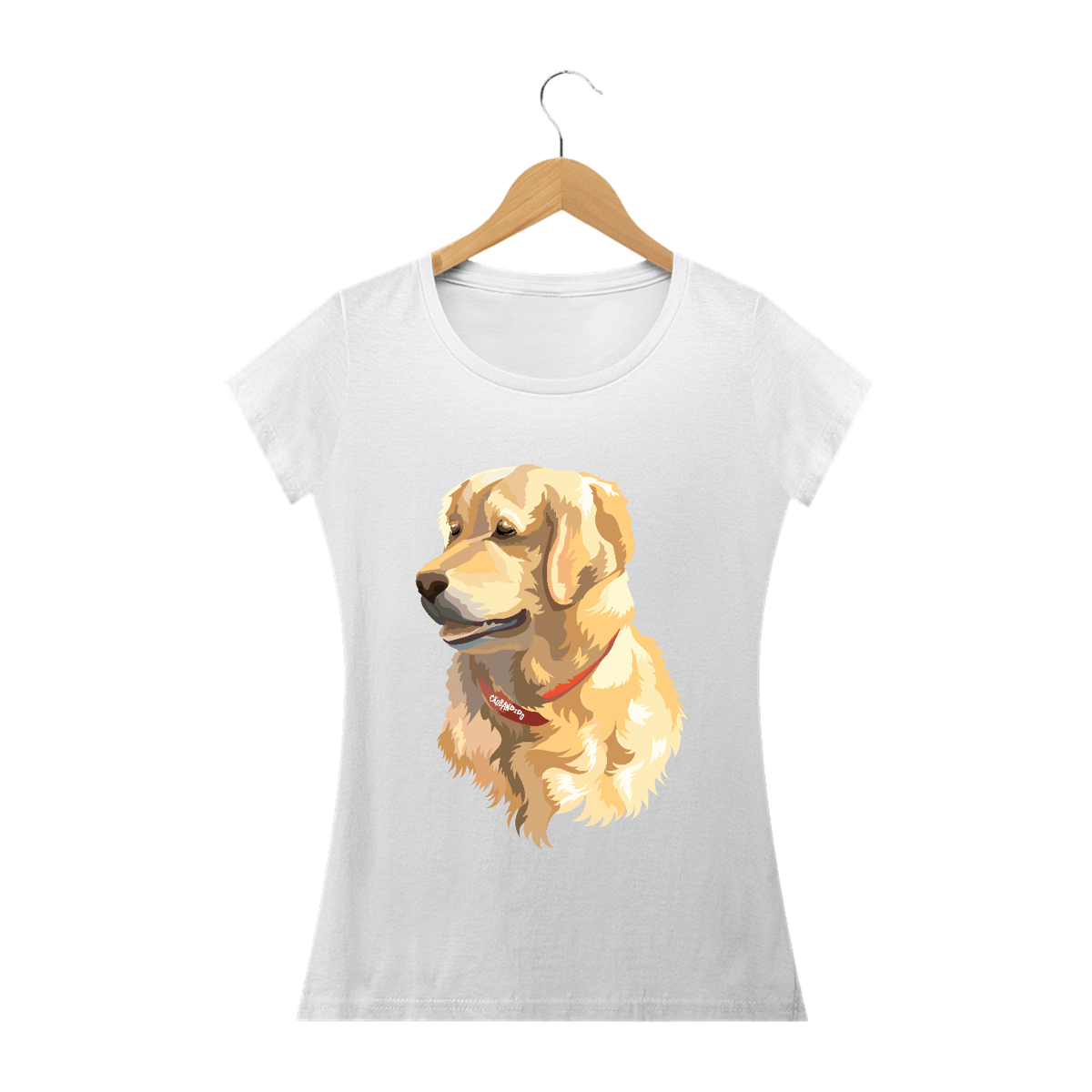 Nome do produto: Baby Look Golden Retriever