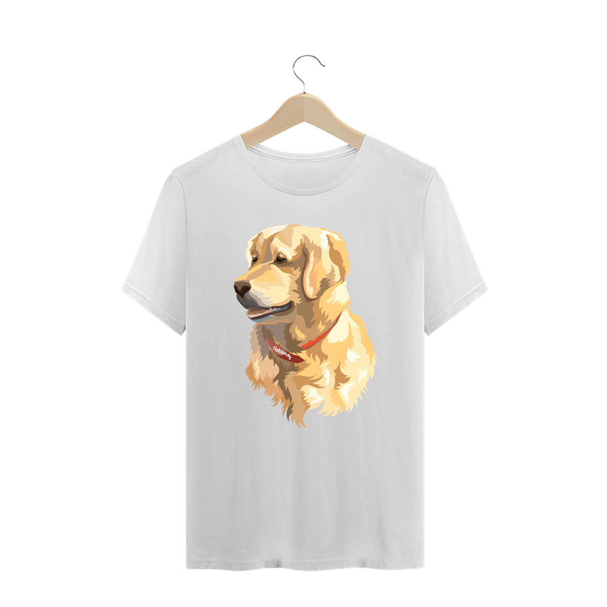 Nome do produto: Camiseta Plus Size Golden Retriever
