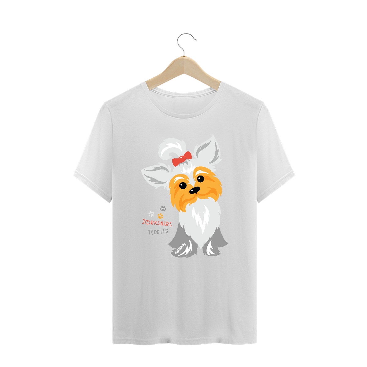 Nome do produto: Camiseta Plus Size Yorkshire Terrier