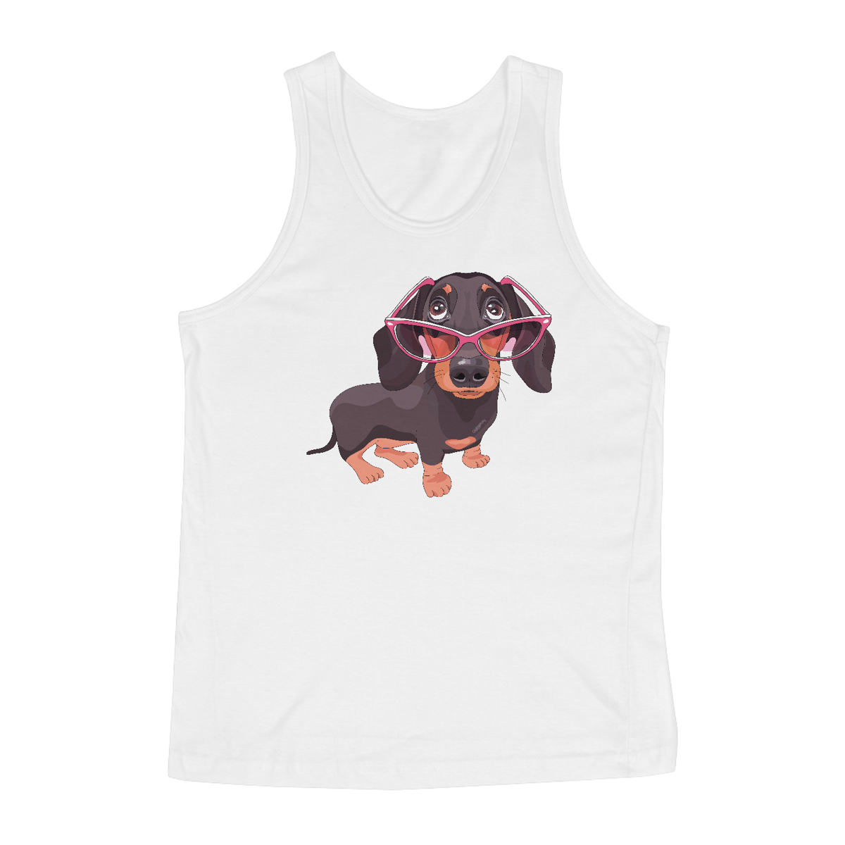 Nome do produto: Regata Dachshund de Óculos