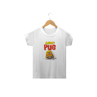 Nome do produto Camiseta Infantil Angry Pug