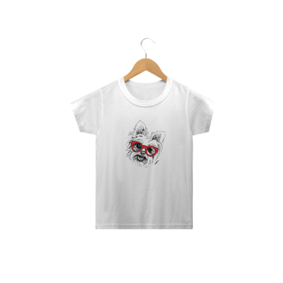 Nome do produto Camiseta Infantil Yorkshire de Óculos