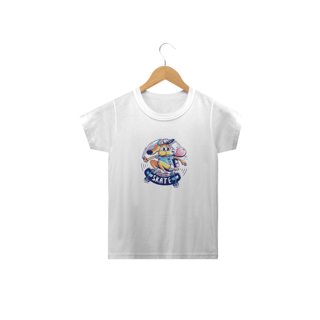 Nome do produto Camiseta Infantil Cachorro Skatista