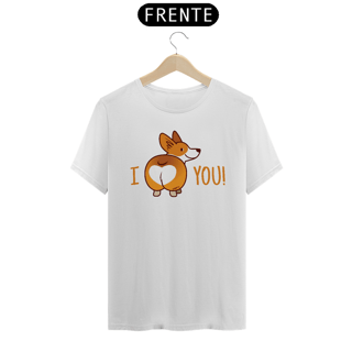 Nome do produto Camiseta Corgi - I Love You