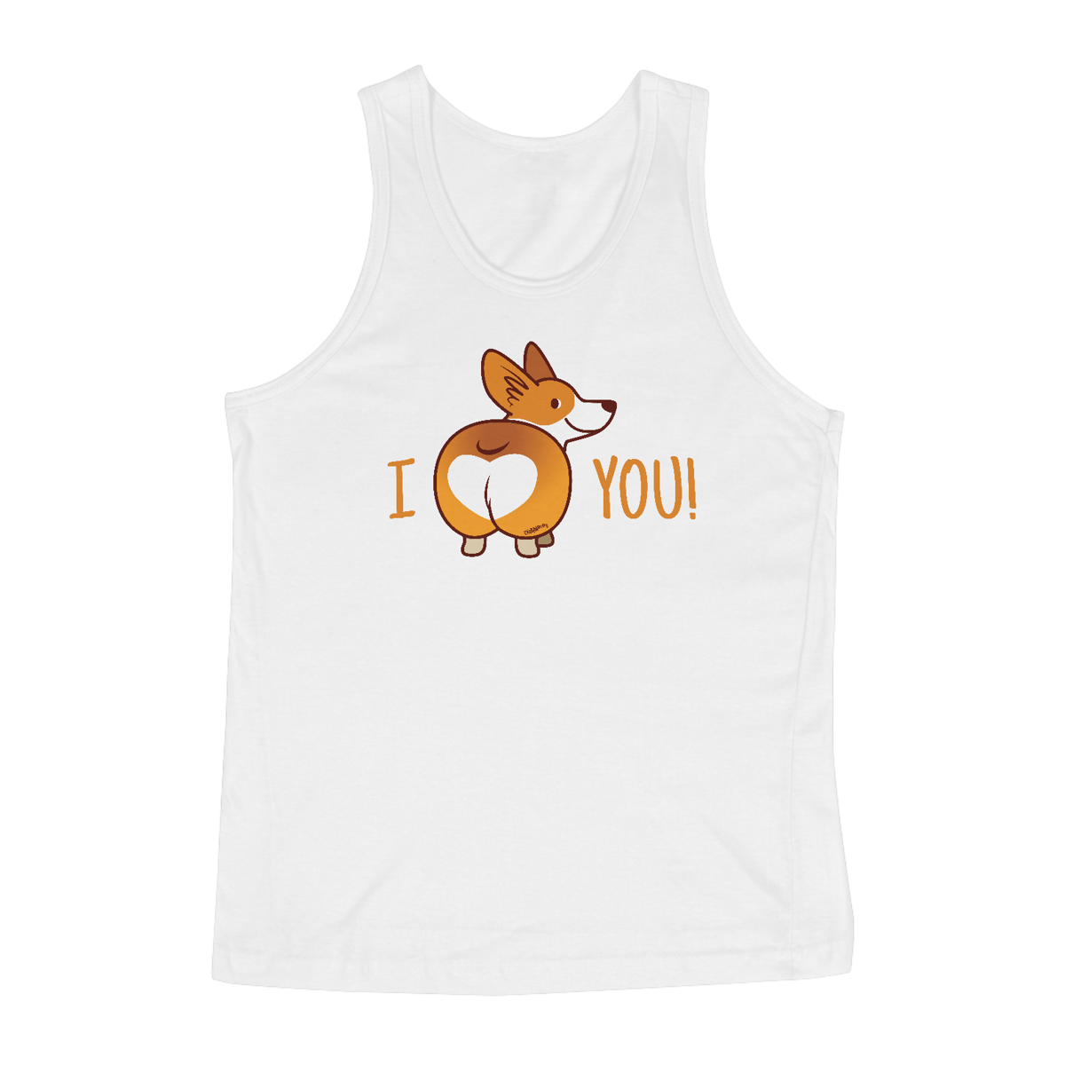 Nome do produto: Regata Corgi - I Love You
