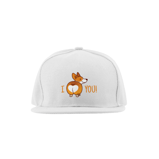 Nome do produto Boné Corgi - I Love You