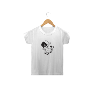 Nome do produto Camiseta Infantil Pitbull de Boné e Óculos
