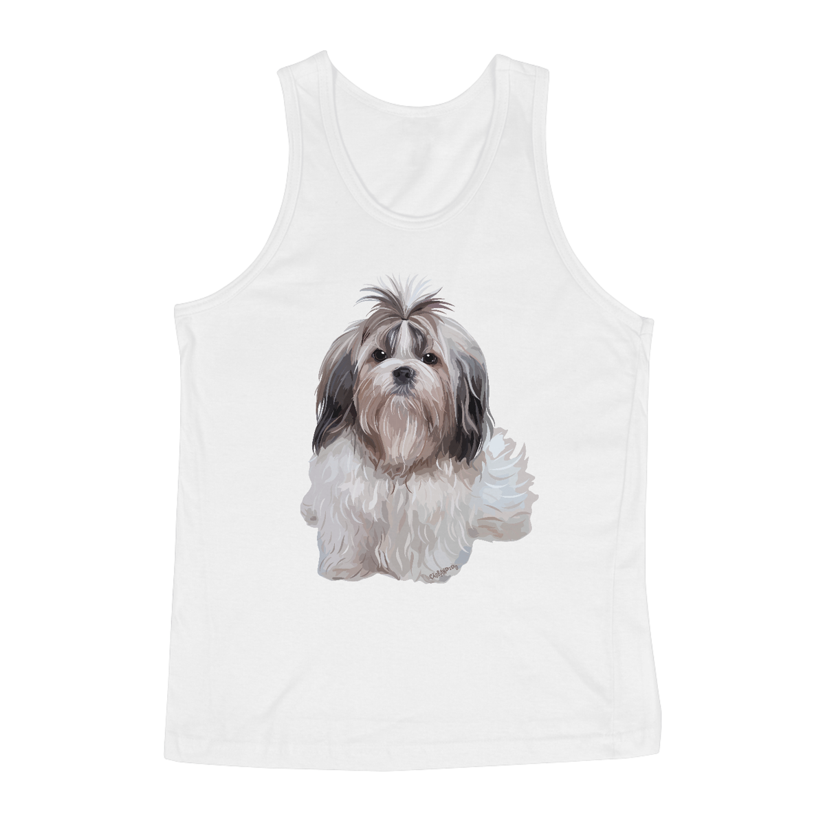 Nome do produto: Regata Shih Tzu Realista