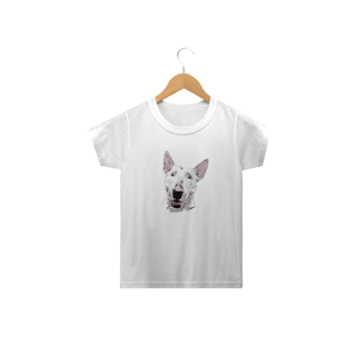 Nome do produto Camiseta Infantil Bull Terrier Pintura Digital