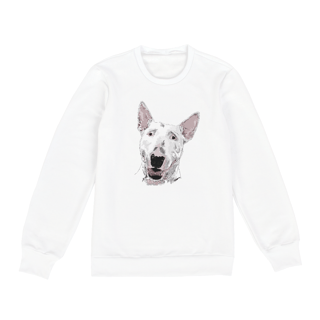 Nome do produto Moletom Blusão Bull Terrier Pintura Digital