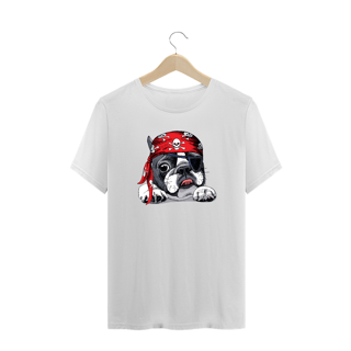 Nome do produto Camiseta Plus Size Bulldog Francês Pirata