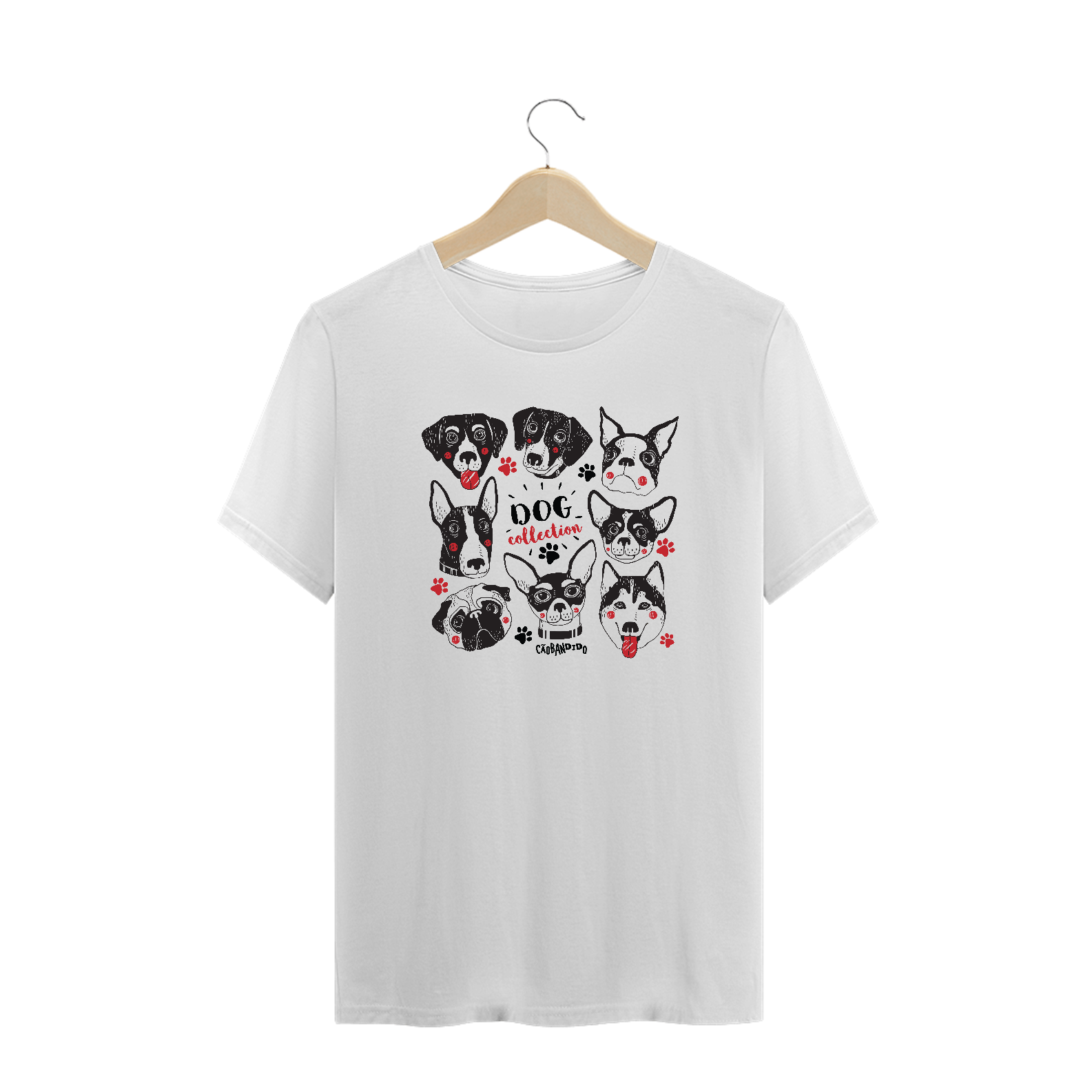 Camiseta Plus Size Dog Collection