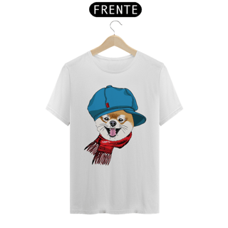 Nome do produto Camiseta Spitz Alemão de Boina e Cachecol