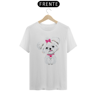Nome do produto Camiseta Maltês de Lacinho