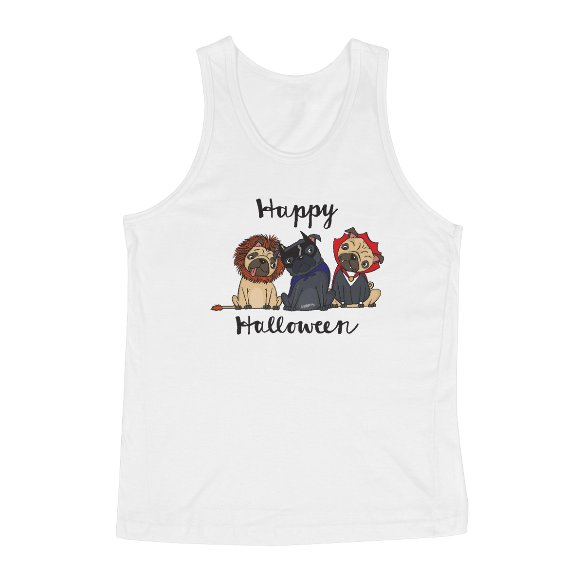 Nome do produto: Regata Cachorro Happy Halloween