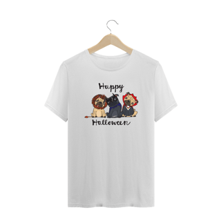 Nome do produto Camiseta Plus Size Cachorro Happy Halloween