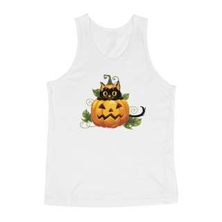 Nome do produto Regata Gato Preto Halloween