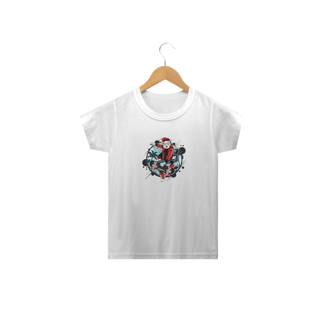 Nome do produto Camiseta Infantil Gato Skatista