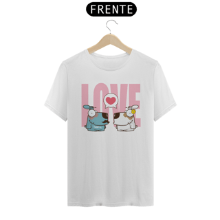Nome do produto Camiseta Cachorro Casal Love