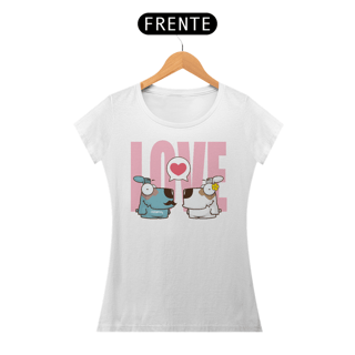 Nome do produto Baby Look Cachorro Casal Love