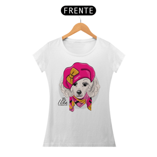 Nome do produto Baby Look Poodle Fêmea I Like To Dress Up