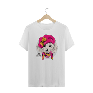 Nome do produto Camiseta Plus Size Poodle Fêmea I Like To Dress Up