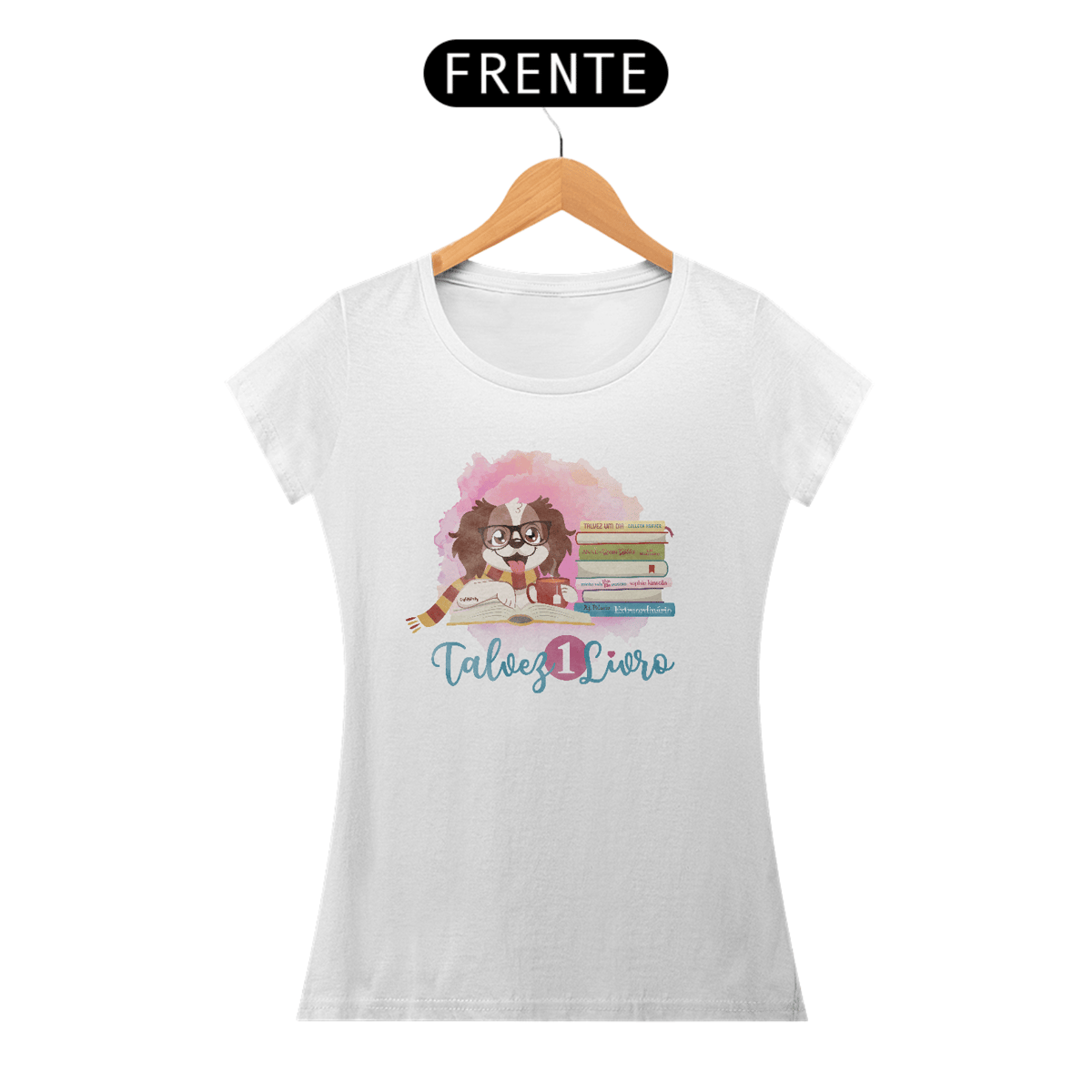Nome do produto: Baby Look Talvez 1 Livro - Books and Dogs