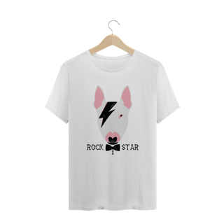 Nome do produto Camiseta Plus Size Bull Terrier Rock Star