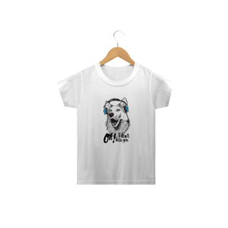 Nome do produto Camiseta Infantil Cachorro Oh! I Don't Hear You