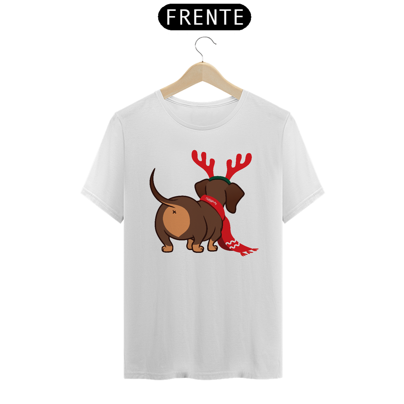 Camiseta Dachshund Natal