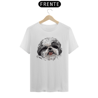 Camiseta Shih Tzu Pintura Digital