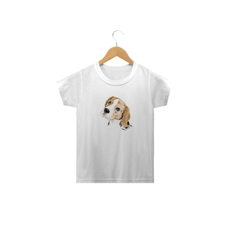 Nome do produto Camiseta Infantil Beagle Pintura Digital