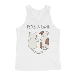 Nome do produto Regata Cachorro e Gato - Peace on Earth