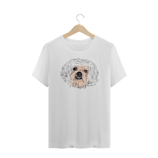 Nome do produto Camiseta Plus Size Lhasa Apso Pintura Digital