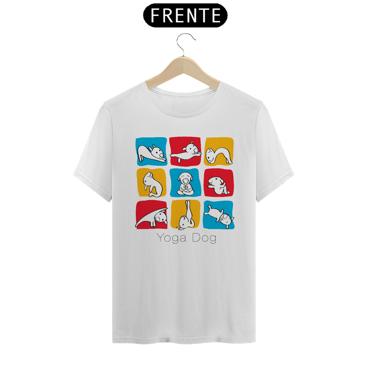 Nome do produto: Camiseta Yoga Dog