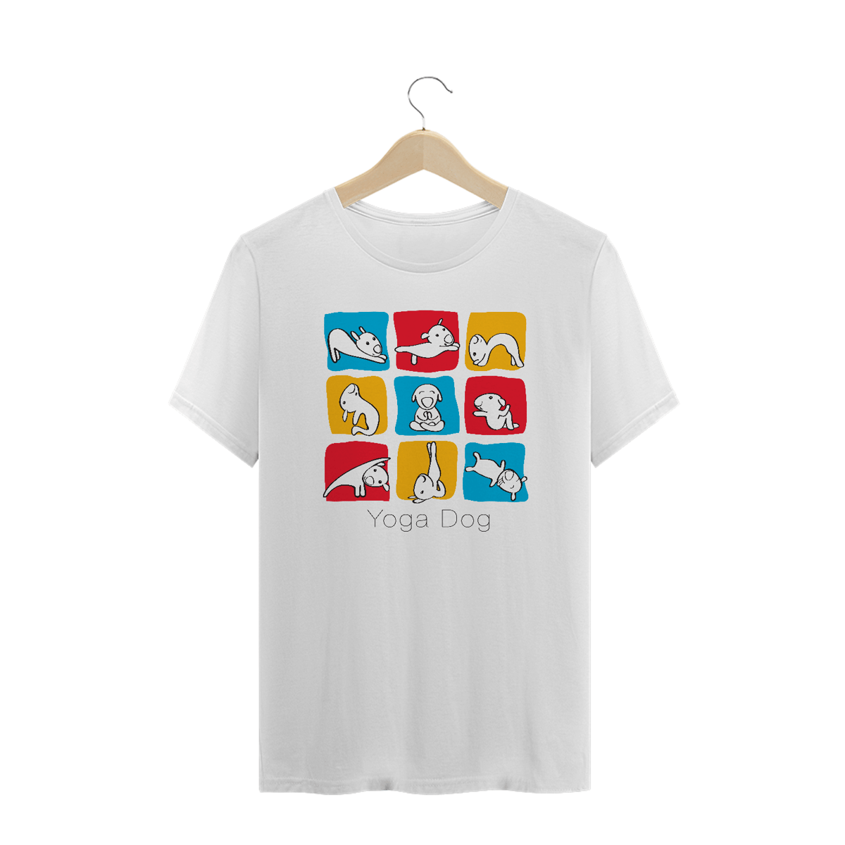 Nome do produto: Camiseta Plus Size Yoga Dog