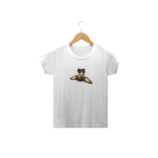 Nome do produto Camiseta Infantil Dachshund de Cabeça para Baixo