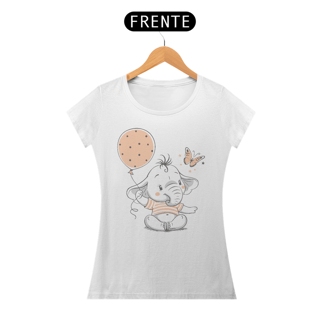 Nome do produto Baby Look Elefante - Modelo 2