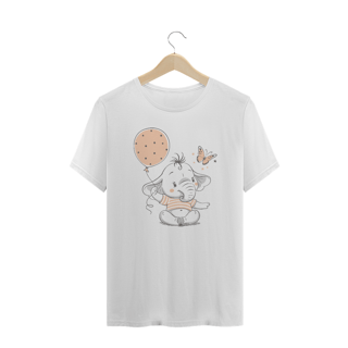 Nome do produto Camiseta Plus Size Elefante - Modelo 2