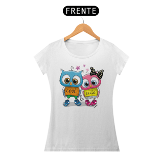 Nome do produto Baby Look Coruja - Modelo 1
