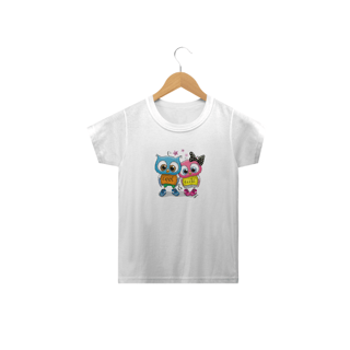 Nome do produto Camiseta Infantil Coruja - Modelo 1