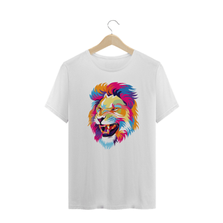 Nome do produto Camiseta Plus Size Leão - Modelo 2