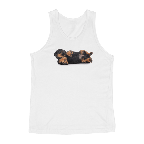Regata Rottweiler Filhote Deitado