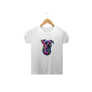 Nome do produto Camiseta Infantil Pitbull Pop Art