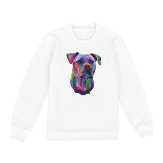 Nome do produto Moletom Blusão Pitbull Pop Art