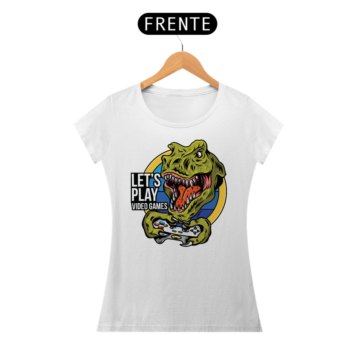 Nome do produto: Baby Look Dinossauro - Modelo 4