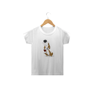 Camiseta Infantil Vira-Lata Caramelo