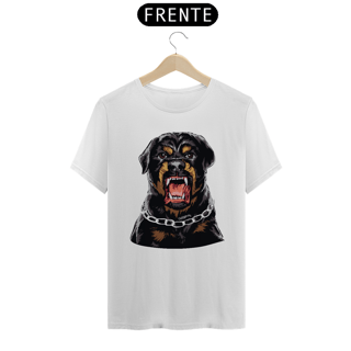 Nome do produto Camiseta Rottweiler com Cara de Bravo