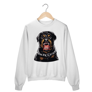 Nome do produto Moletom Blusão Rottweiler com Cara de Bravo
