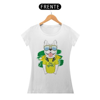 Nome do produto Baby Look Cachorro Vai Brasil
